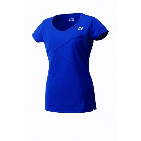 Yonex dames cap sleeve top - blauw - maat S