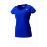 Yonex dames cap sleeve top - blauw - maat S