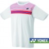 Yonex heren shirt - 16347 wit - maat XL